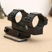 Gohantee алюминиевый охотничий военный двойной 25,4 мм кольца винтовки прицела Крепления подходят для 11 мм ласточкин хвост Пикатинни для лазерного фонарика