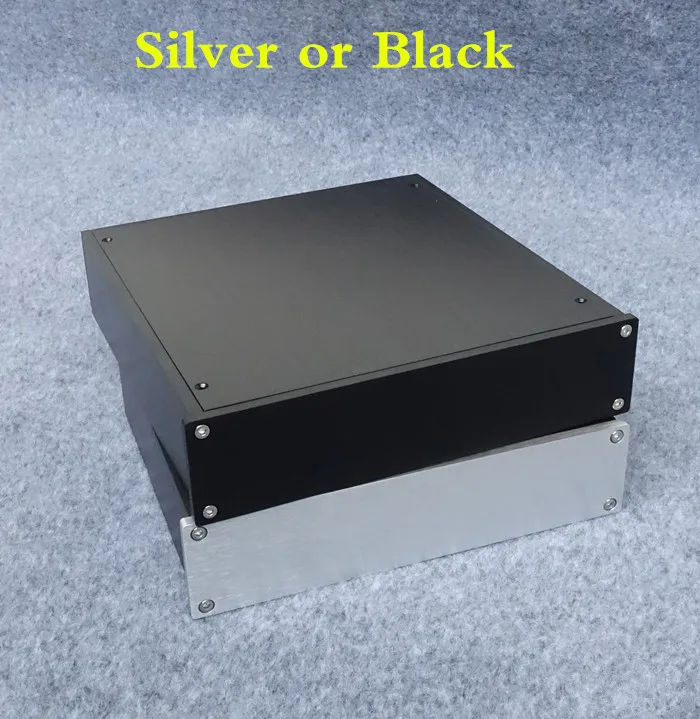 BZ2205C All Aluminum Chassis Amplifier Audio Housing Power Amp Case DIY Box Pre-Amp Enclosure