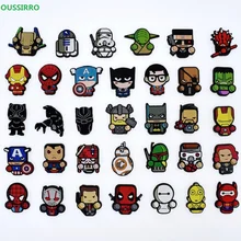 1Pcs PVC Super Hero Avengers Shoe Charms Shoe accessories Shoe decoration Shoe Buckles Accessories Fit Wristband/Croc JIBZ W2747 цена 1Pcs PVC Super Hero Avengers Shoe Charms Shoe accessories Shoe decoration Shoe Buckles Accessories Fit Wristband/Croc JIBZ W2747 цены онлайн
