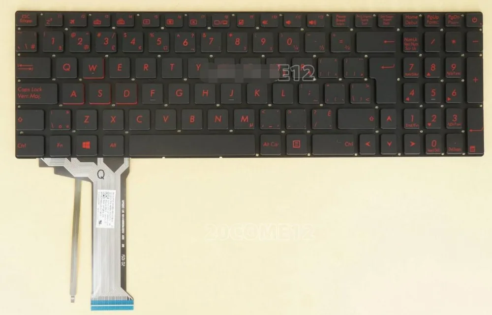 

keyboard for ASUS G551 GL551 GL552 GL771 N552 G771 N551 N752 GL752 N751 ITALIAN/CZECH/CANADIAN/SWEDISH/NORWEGIAN/CROATIAN/NORDIC