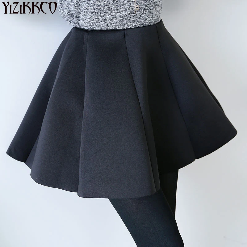 2017 Spring Summer New Fashion Women Skirts Patchwork Mini Pleated