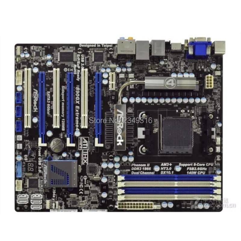 

For ASRock 890GX Extreme4 R2.0 AM3+ Original Used Desktop Motherboard Socket AM3 DDR3 SATA2 USB2.0