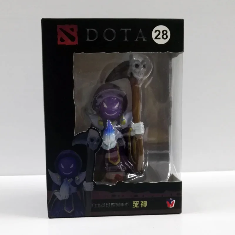 5pcs/set DOTA 2 Game Queen of pain Model Zeus Tidehunter Skywrath Mage Death Model Decoration Boxed