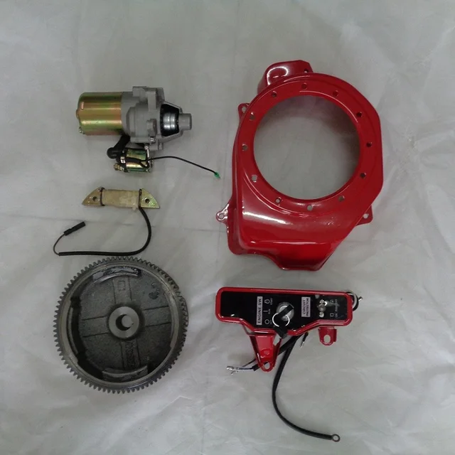 2kw 3kw Electric Start Kit Refit For Honda 168f Gx160 Gx200 Ec2500 2kw 3kw Electric Start Kit Refit For Honda 168f Gx160 Gx200 Ec2500 Generator Flywheel Key Lock