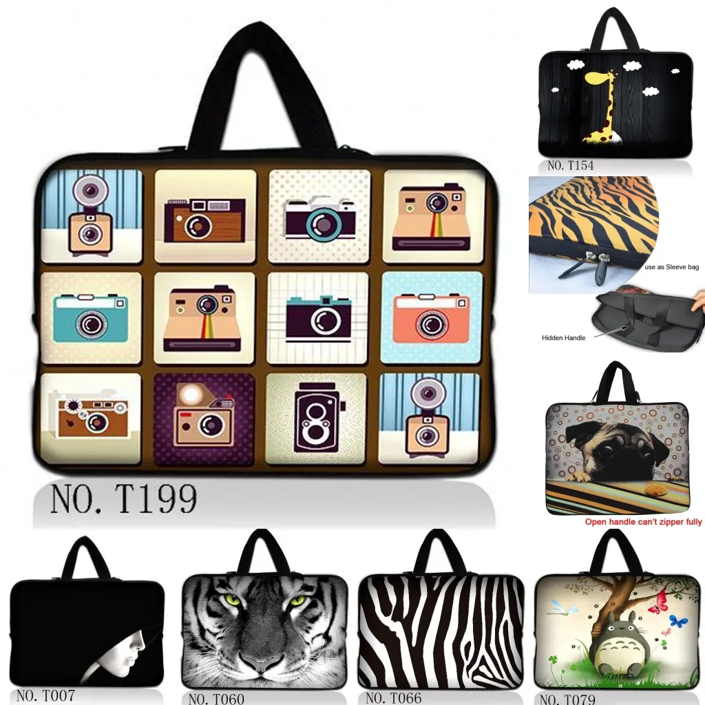 7 10 13 15.4 15.6 13.3 14 15 17 17.3 Cameras Laptop sleeve Notebook Bag Case for ipad macbook HP ASUS Dell Lenovo Laptop Bag