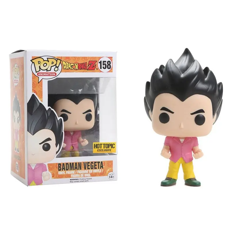 Эксклюзивный Funko pop официальный Драконий жемчуг Z Badman Вегета Коллекционная модель