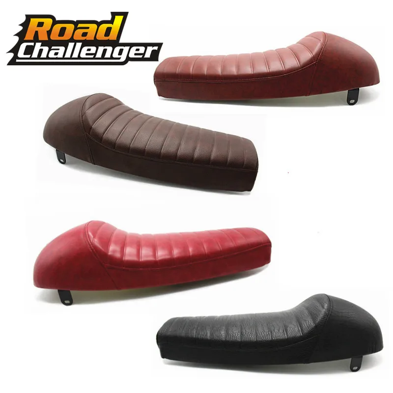 

Motorcycle Universal Cafe Racer Seat Custom Vintage Hump Saddle Flat pan Retro Seat For Honda GN125/GN125H/125-8/125-4 CB350
