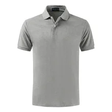 High quality 100% cotton men's POLO shirt, short sleeves, summer lapel, English wind blouse