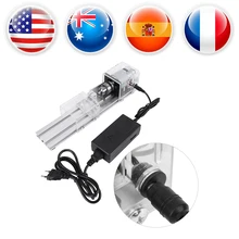 AC 110-240V Mini DIY Lathe Beads Polisher Machine Woodworking Grinding Abrasives Tools Kit Rotary Cutting Drills Tool EU Plug