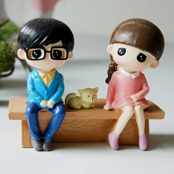 

Cute Resin Craft Desktop Lovers Decoration Home Decoration Accessories Desk Decor Modern Resin Craft Gift