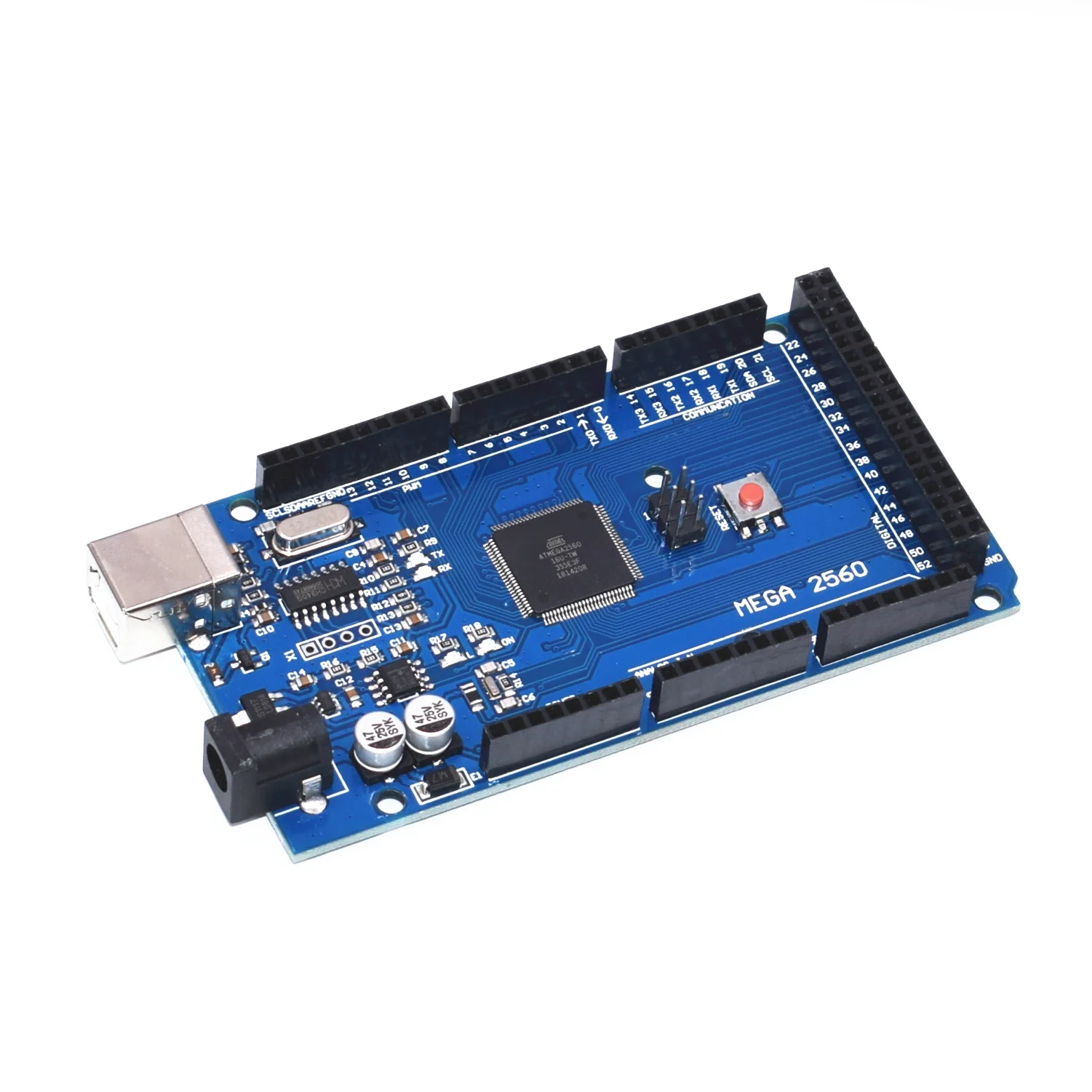 MEGA2560 макетная плата MEGA 2560 R3(ATmega2560-16AU CH340G) AVR USB плата