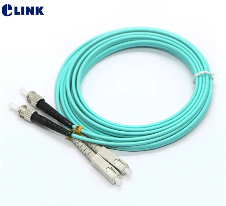 Оптоволоконный патч корд 3mtr OM3 10GB SC ST LC FC connector соединитель дуплексный волоконный