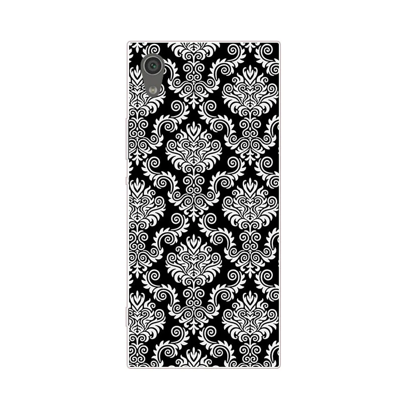 For Sony Xperia Xa1 Plus Case,Silicon Full flower Painting Soft TPU Back Cover for Sony Xperia Xa1 Ultra protect Phone bags For Sony Xperia Xa1 Plus Case,Silicon Full flower Painting Soft TPU Back Cover for Sony Xperia Xa1 Ultra protect Phone bags