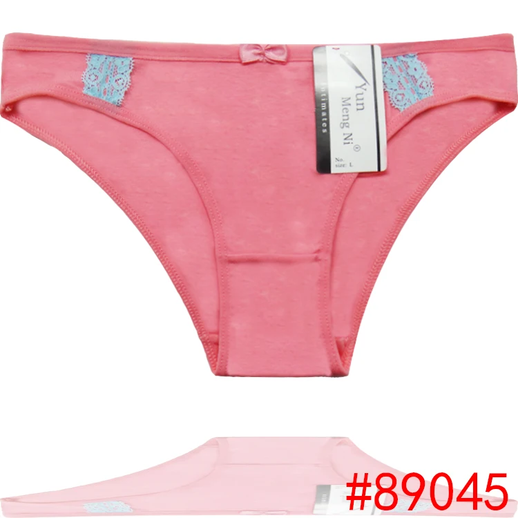 Lot of 60pc Laced cotton bikini boyleg cotton Damenunterhosen brief