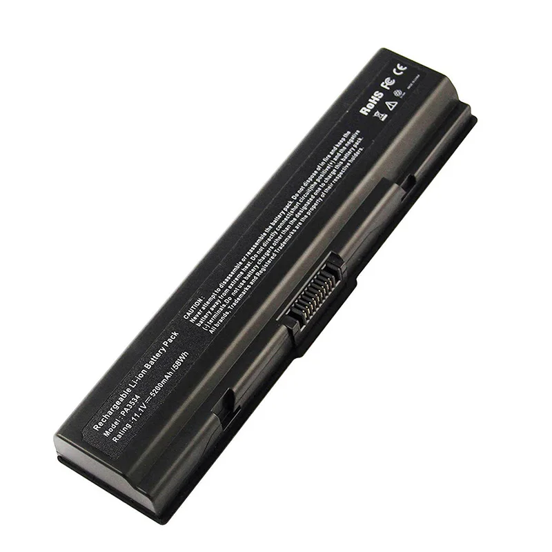 Аккумулятор для ноутбука Toshiba Satellite A200 A300 A305 A500 L200 L550 5200 мАч|Аккумуляторы