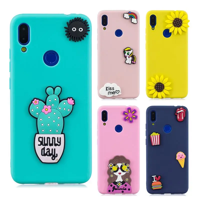 

Redmi 7 GO for Funda Xiaomi Redmi Note 7 Pro Case DIY Patch Silicone Cover on for etui Xiaomi Redmi Note 6 Pro Mi A2 Lite Case