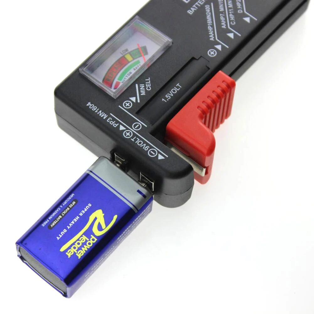 BT-168 батарея Емкость тестер батареи Универсальный кнопочный элемент батарея Цвет кодированный метр указать Вольт тестер проверки BT168#20