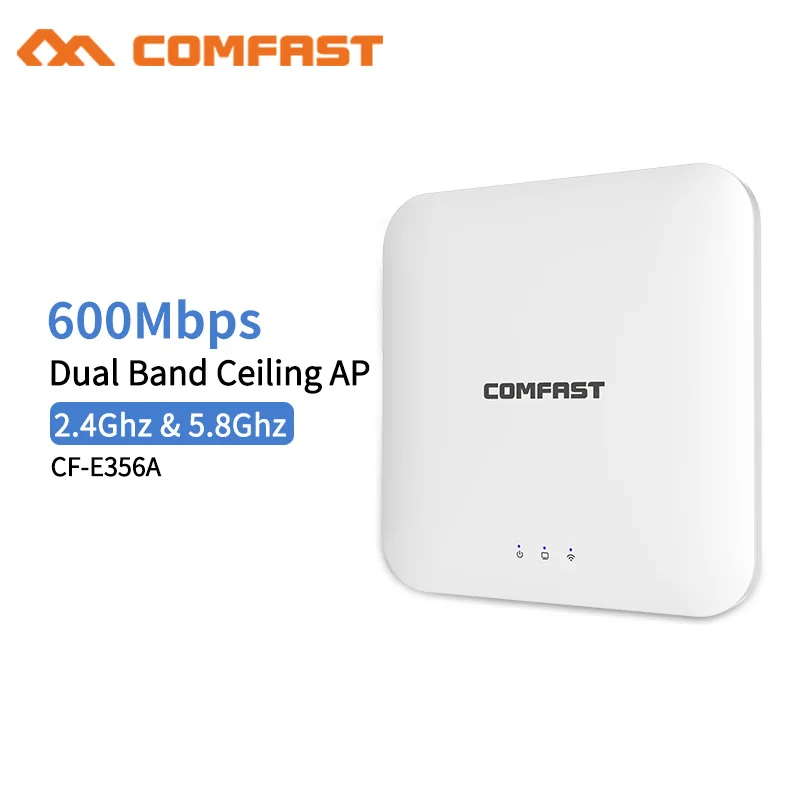 

Comfast CF-E356A 600M Wireless Router Dual Band Access Point Ceiling AP Wi fi Signal Amplifier Open wrt WI FI Extender Router