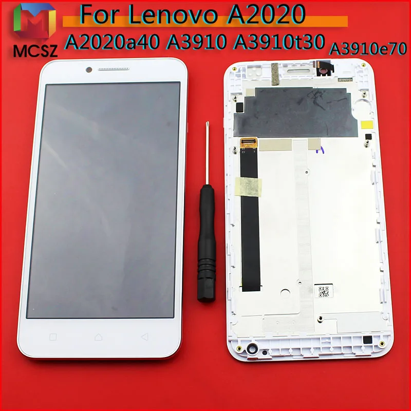 Dla Lenovo A2020 A2020a40 A3910 A3910t30 A3910e70 wyświetlacz LCD