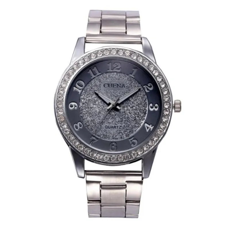 Fashion Women Watches Women Men Unisex Stainless Steel Analog Quartz Wrist Watch Casual Watch Clock Montre Femme #2AP25 (3)