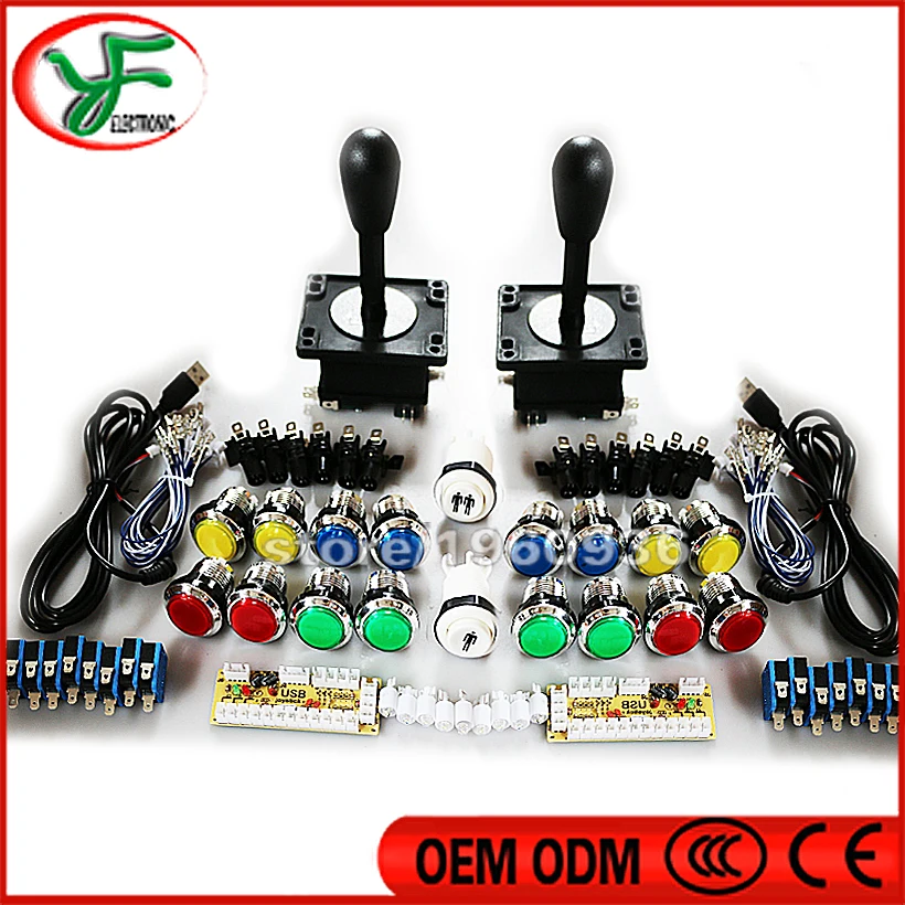 DIY Arcade Game Parts for Zero Delay USB Encoder to PC+4/8 Way American
