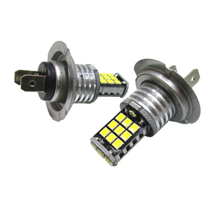 2PCS High Power H7 21W 21smd 2835 21LED 700LM 6000K canbus Fog Lamp Super White Driving lights 12V2