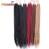 AliLeader 12 16 20 24 30 Inch 22strands/pack Crochet Braids Ombre Braiding Hair Crochet Box Braids Hair Synthetic Hair Extension ► Photo 2/6
