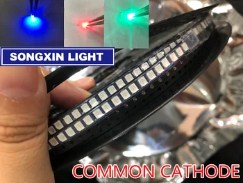 

1000pcs SMD 3528 RGB LED Common CATHODE 20mA SMT Chip Tricolor (Red Green Blue) 1210 Surface Mount PCB Light Emitting Diode Lamp