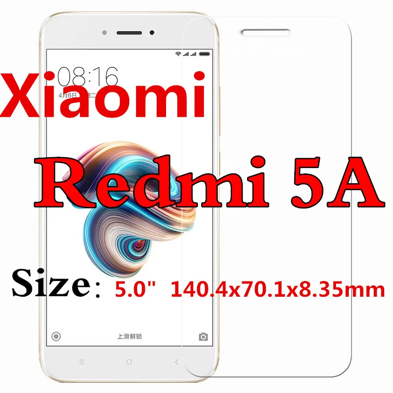 

Tempered Glass for Xiaomi Redmi 5A Screen Protector Clear Glass Film for Redmi5A on Redmi 5A Screen Transparent Glass Full Cover