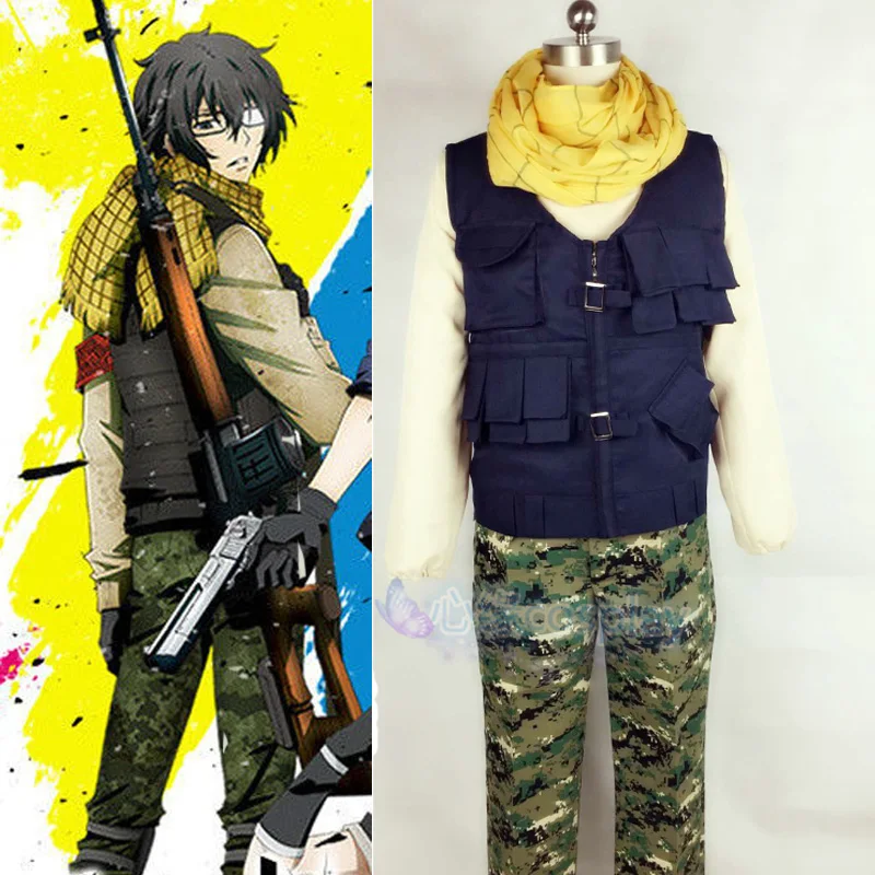 

New Arrival Aoharu x Machinegun Cosplay Clothes Yukimura Tooru Cosplay Uniforms Fighting Costumes Men's Army Suit Free Shipping