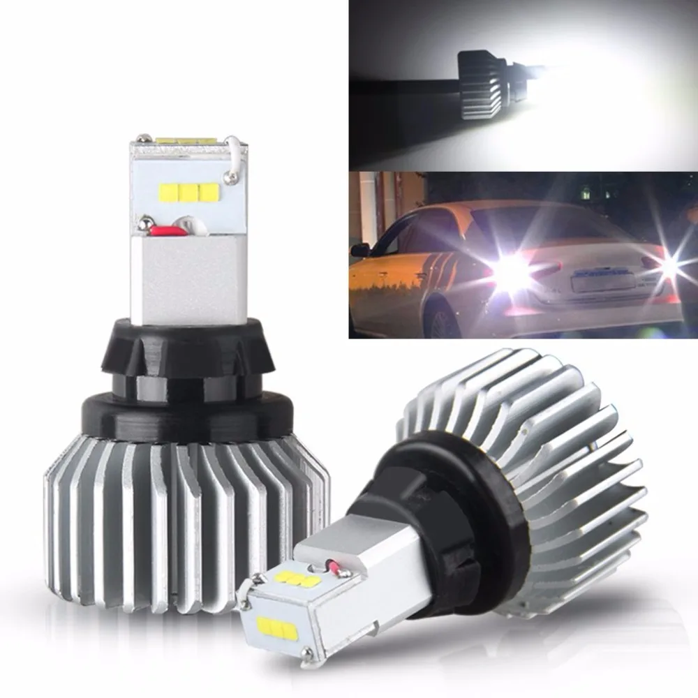 

2pcs 2000lm Canbus Error Free 912 921 T15 W21W 7440 3156 3056 BA15S 1156 P21W LED Back Up Lights,Newest CSP 9-SMD 6500K White