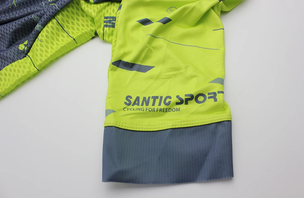 2018 Santic Cycling Jersey Sets Men Clothing Mesh Bib Bike Outdoor Jersey Breathable Short Sleeve Sets Ropa Ciclismo Maillot Set (5)