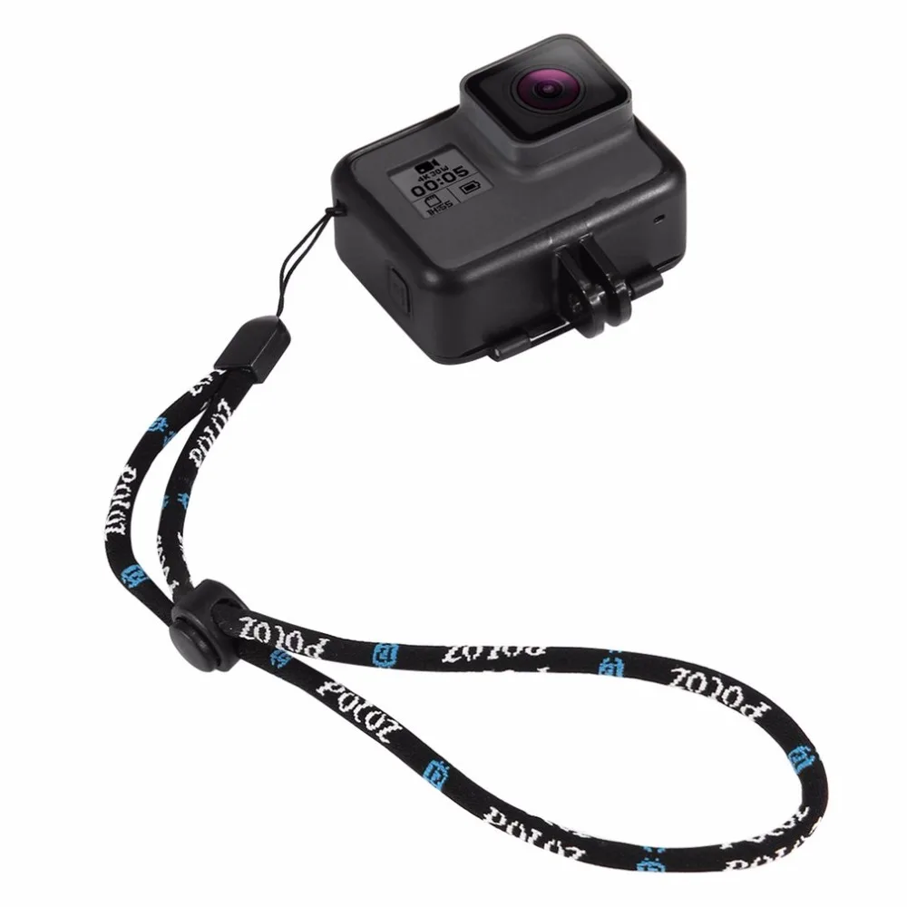 PULUZ Нейлоновый Регулируемый ремешок на запястье, веревка, шнур для GoPro Hero 5 4 3+ 2, штатив для камеры, монопод, аксессуары