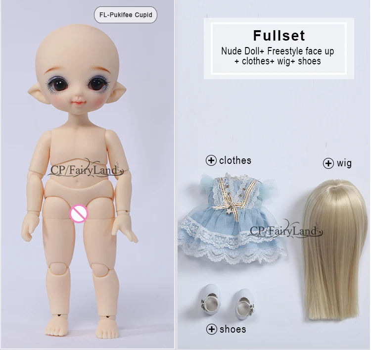 Волшебная страна Pukifee Купидон bjd sd куклы 1/8 тело смолы фигурки luts ai yosd Набор Кукла не для продажи игрушки Детские ЦУМ куклы - Цвет: Fullset in NS as pic