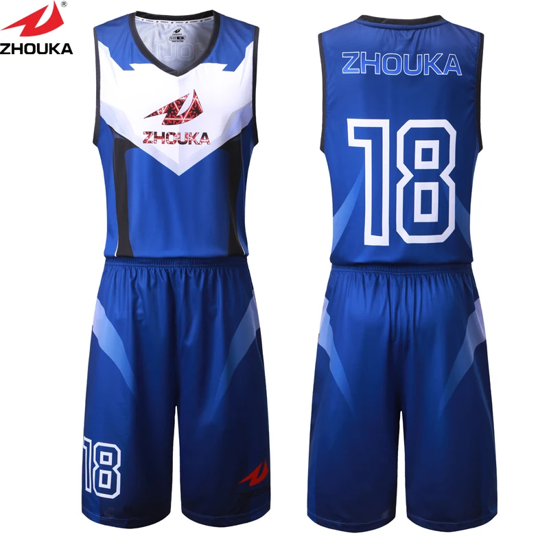 ZhouKa Personal basketball uniform customizing,sublimation