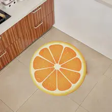 1 шт. фланелевые Противоскользящие коврики с фруктовым принтом прямоугольный коврик 40*60 см коврик в прихожую моющийся кухонный пол ванная комната спальня