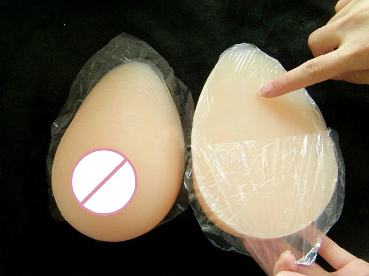 

800 g/pair Self-adhesion Silicone Breast Form Mastectomy Breast Forms Breast Enhancer For Cross Dressing
