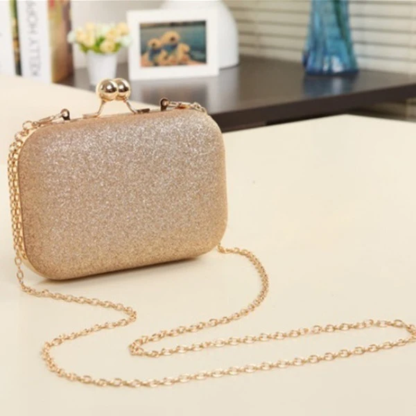 

2019 Women Evening Bag Glittered Clutch Wallet Wedding Purse Party Banquet Shoulder Messenger Bags AB@W women bag