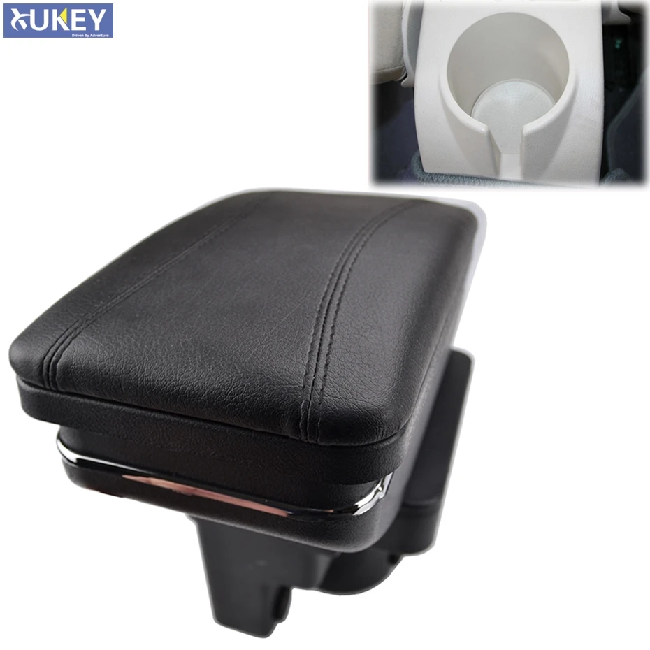 

Car Armrest For VW Golf Mk6 2008-2014 Vento Jetta Mk5 2006-2011 Center Centre Console Storage Box Arm Rest Rotatable 2009 2010