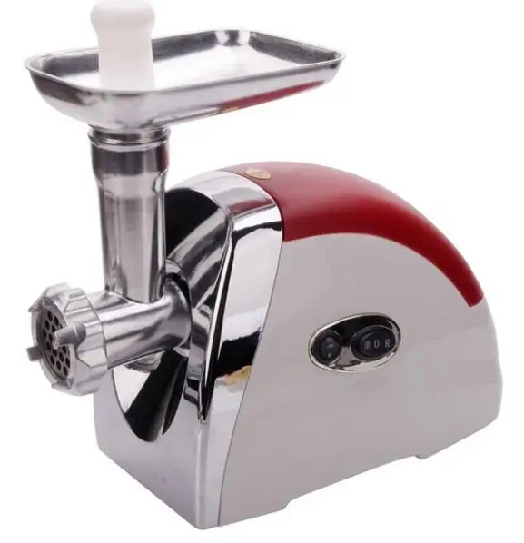 Red 1300W Domestic Multifunctional Electric Sausage Maker Meat Grinder