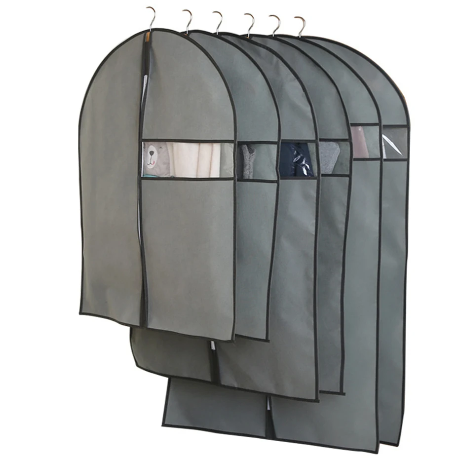 Suit Coat Dust Cover Wardrobe Clothing Suit Case Dustproof Cover