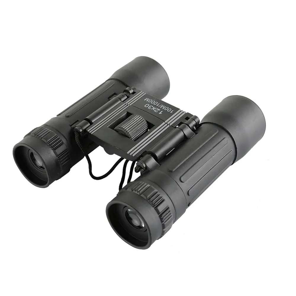 

2019 Professional 12X30 Powerful Binoculars Zoom Mini Handheld Telescope Long Range 96/1000m Binocular Wide Vision Hunting