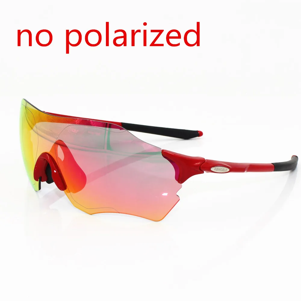 Evzero полноцветные линзы поляризованные TR90 спортивные очки мужские MTB горная дорога велосипедные очки солнцезащитные очки для бега рыбалки - Цвет: 7 pc lens