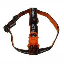 Регулируемый нейлоновый фронтальный головной ремень фонарик головной ремешок для светодиодный фонарик для налобного фонаря эластичный ремень