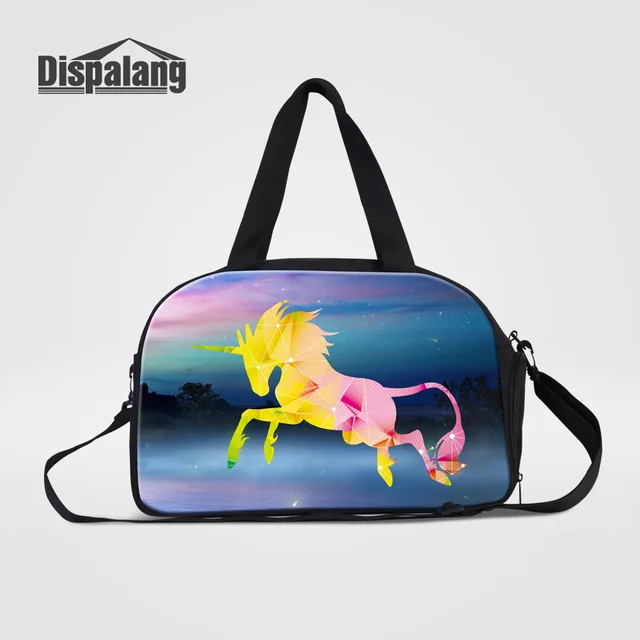 Dispalang Cute Unicorn Women S Travel Duffle Bag Galaxy Universe Dispalang Cute Unicorn Women S Travel Duffle Bag Galaxy Universe Portable Hand Overnight Bags For Students Cotton