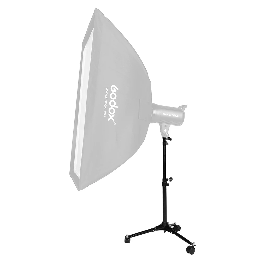 70cm Durable Folding Dolly Wheels Floor Light Stand for Studio Flash 250SDI 300SDI E250 E300 DE300 DE400 SK300 SK400 DP600 light stand photographic light stand