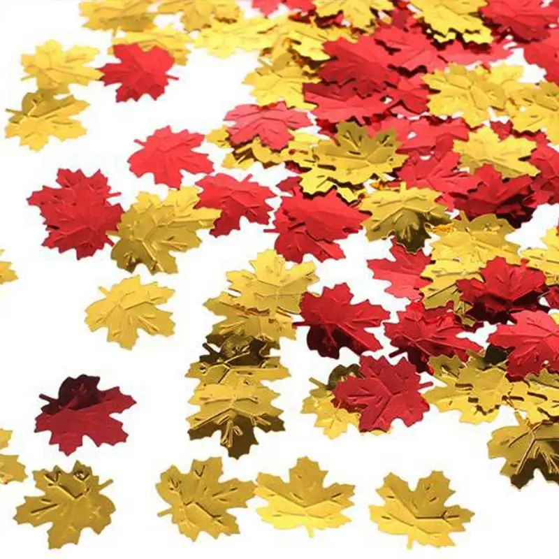 

300Pcs/Bag Maple Leave Shape Table Scatter Confetti For Wedding Party Table Marriage Decoration Event Party Supplies