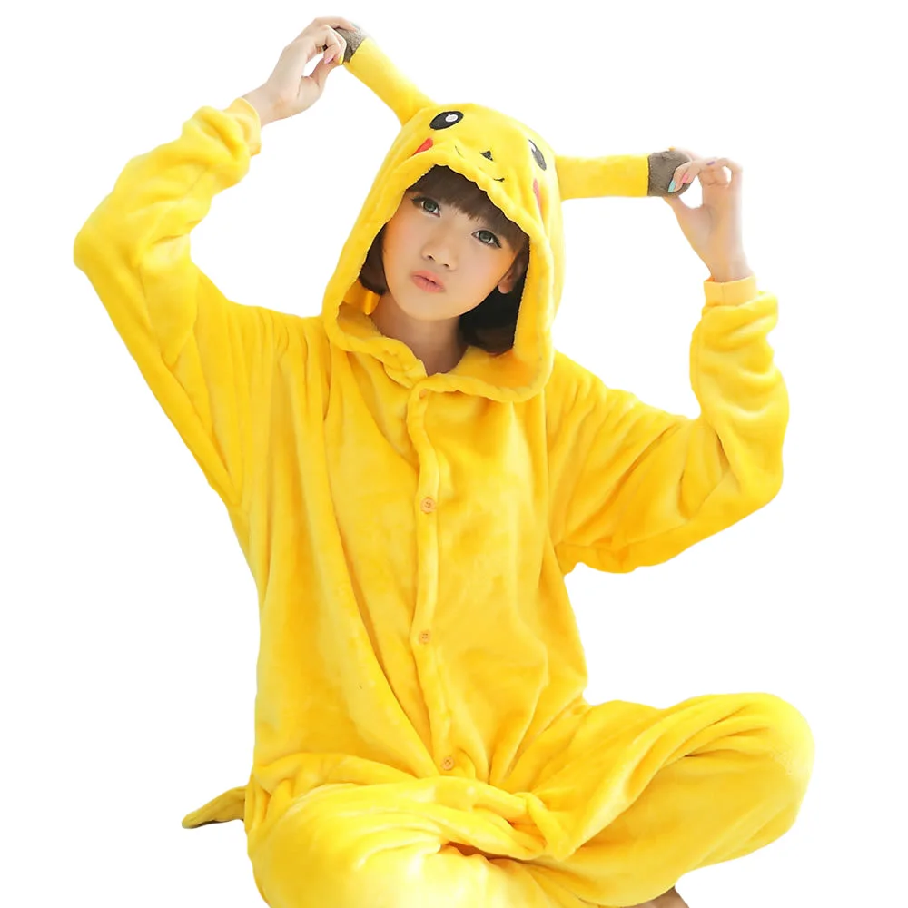 Pijamas de invierno pijamas animales traje de una pieza parejas onesie unisex amarillo Pikachu Primark Pijamas|pajamas pyjamas|pajamas typespajamas mens AliExpress