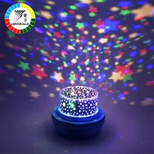 Coversage Rotating Night Light Projector Star Moon Master Baby Kids Sleep Lamp Led Indoor Lighting Birthday Romatic Projection