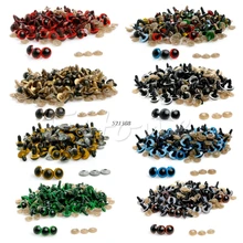 Hot 100pcs 10MM Plastic Safety Eyes For Teddy Bear Doll Animal Puppet Craft